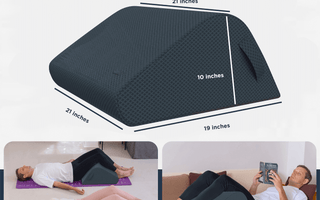 using ZenBloks leg wedge pillow for foundational posture and relaxation basics