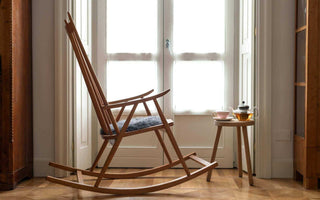 rocking chair setup featuring 2-inch gel cushion for modern ergonomic seating comfort