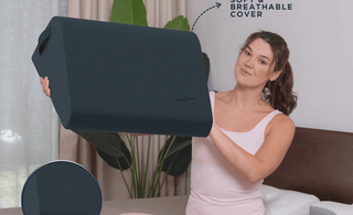 daily comfort routine using leg wedge for posture and relaxation