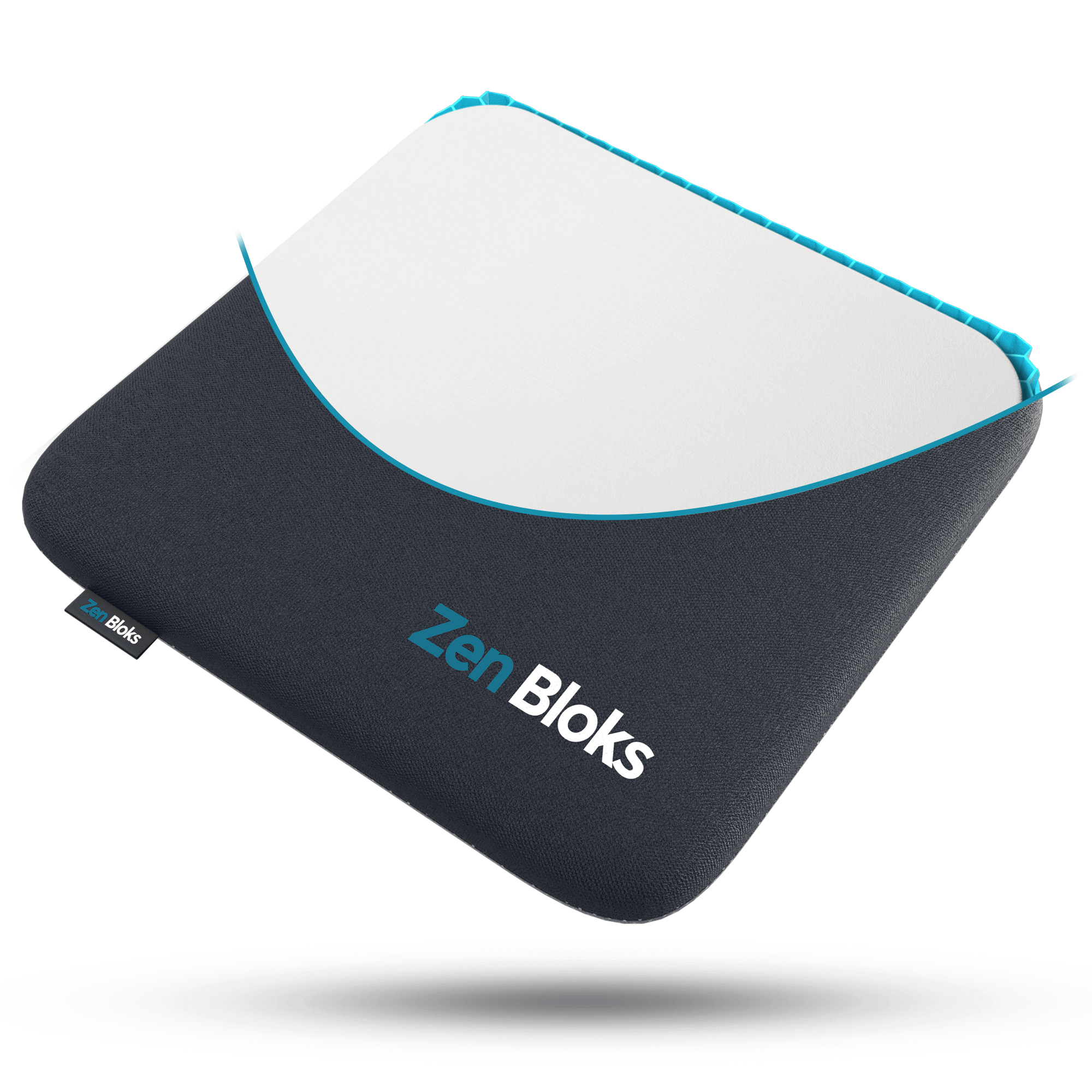 ZenBloks XL Gel Seat Cushion – Pressure Relief for Office, Car, Truck or Wheelchair, long sitting, desk, office, gaming chair
